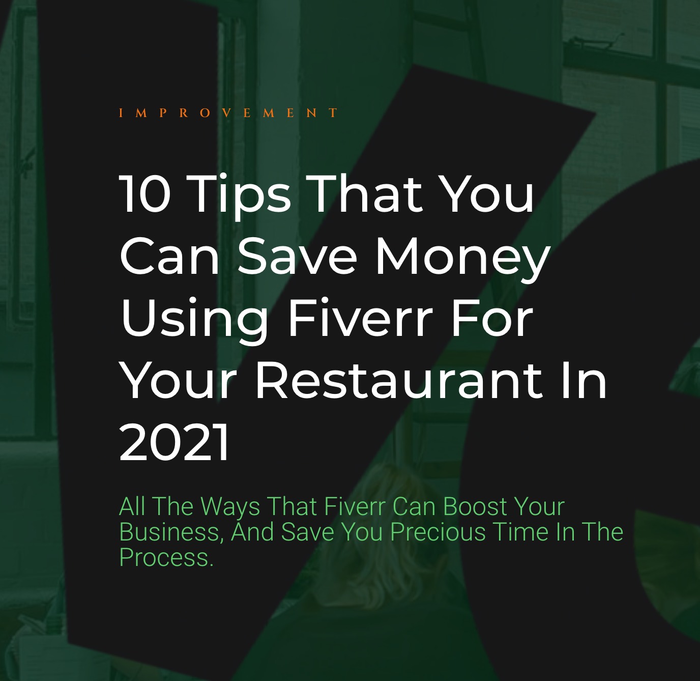 Fiverr for your restaurant